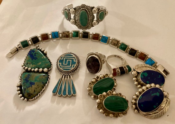 Designer Vintage America and Mexican Sterling Lot