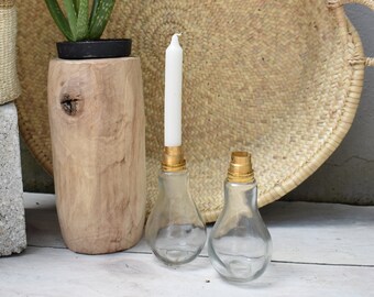 Lightbulb Candle Holder