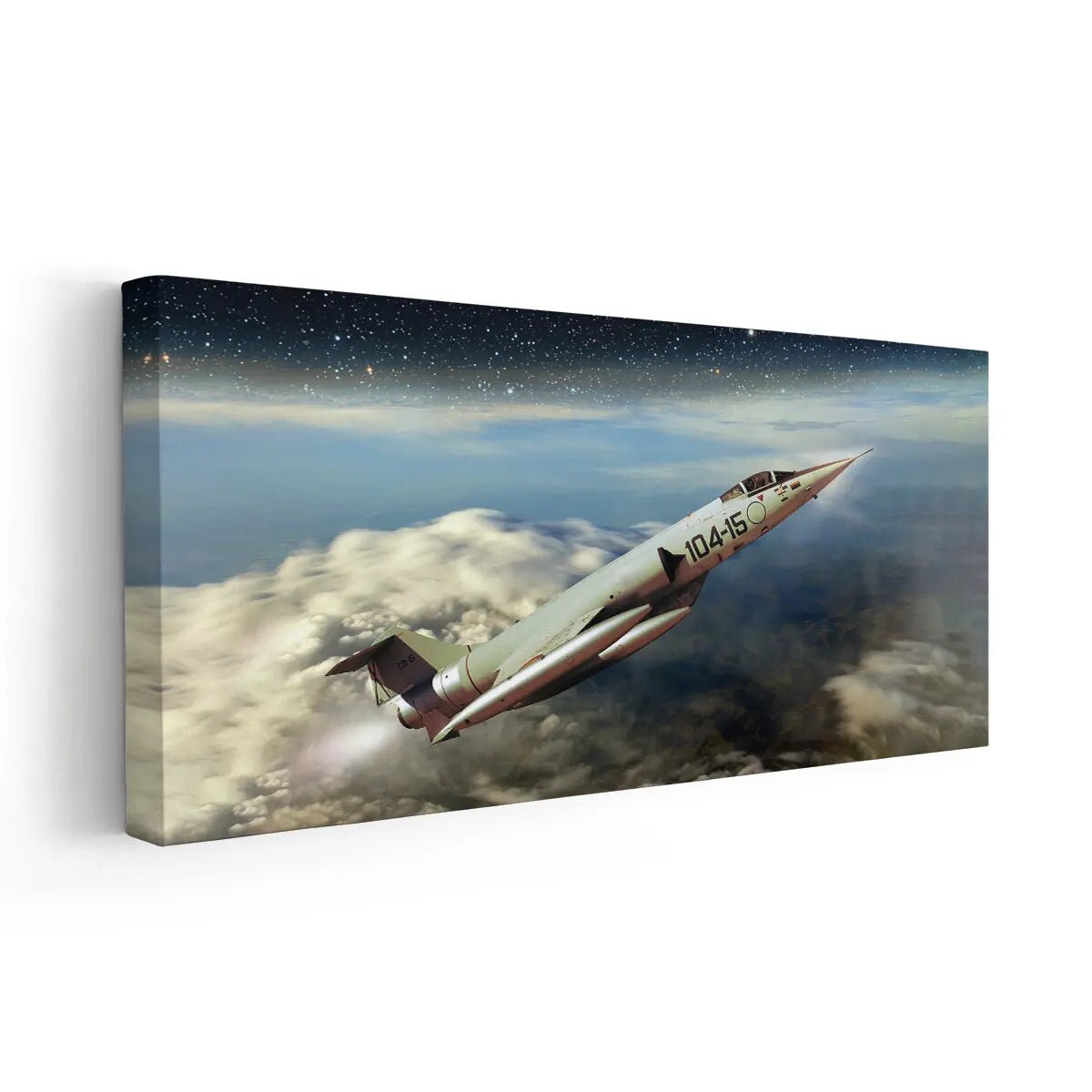 Lockheed F-104 Starfighter Jet Canvas Art Vintage Military - Etsy