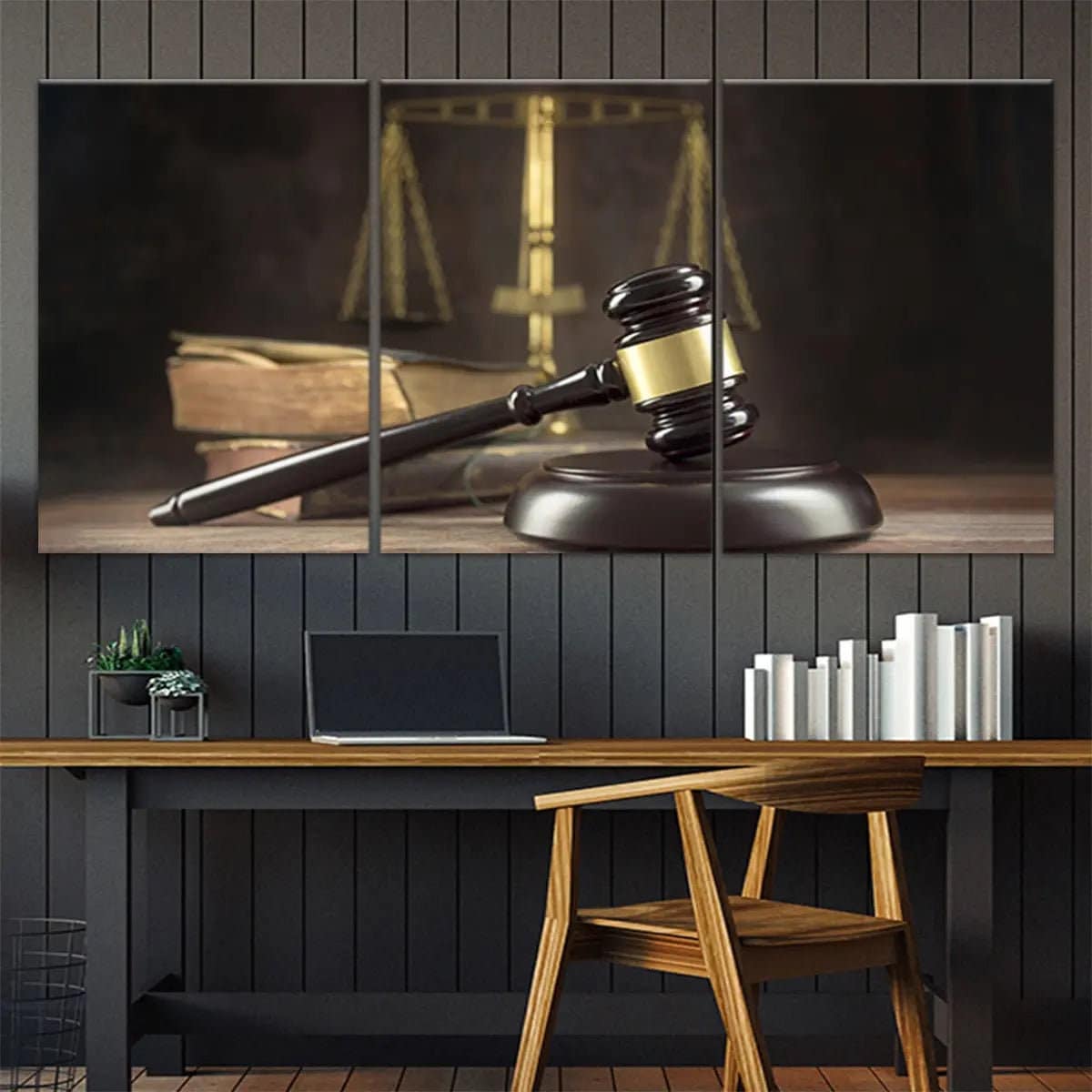 Law Office Art for the Modern Attorney, Lady Justice, Scales Print