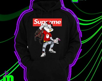 bugs bunny hypebeast supreme parody hoodie