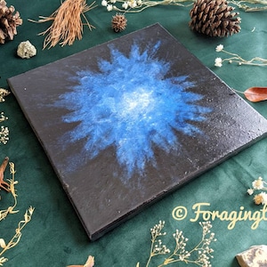 Galaxy Sky Acrylic Painting, acrylic on canvas 10x10
