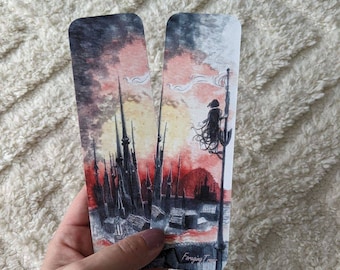Luthadel Skyline Bookmark Set: Mistborn Cosmere Art (Digital Download)