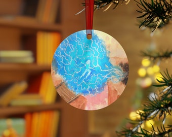 Kaladin Stormblessed Ornament, Stormlight Archives Art, Bridge Four, Aluminum Christmas Tree Ornament