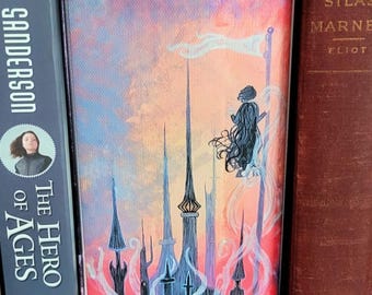 Mistborn Book Sleeve: Luthadel Skyline Faux Fore-Edge Print