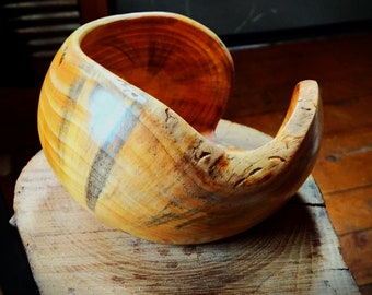 Fallen Tree Spalted Blue Pine Winged Bowl