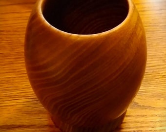 Fallen Tree Ash Elliptical Vase or Cup