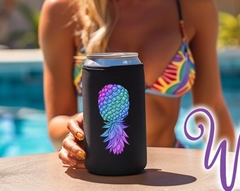 Enfriador de latas de piña invertido: 12 oz de cerveza