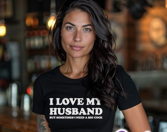 I Love My Husband Womens Slim Fit T-Shirt