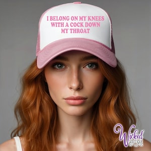 I Belong On My Knees-truckerhoed - Swinger Lifestyle-kleding