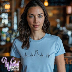 Penis Heartbeat Graphic Tee, Naughty Gift, Unisex Fit