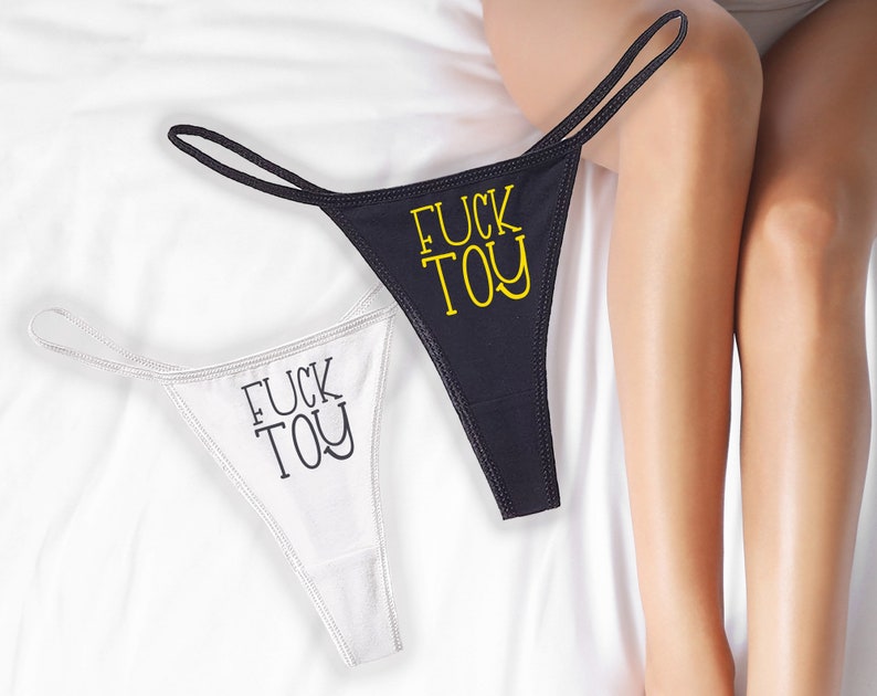 Fuck Toy Thong Naughty Panties Sexy Underwear Bdsm Etsy