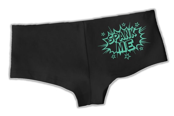 Spank Me Panties Sexy Funny BDSM Submissive Slutty Booty Boy Short Spanking  Panty Bachelorette Party Gift Womens Underwear -  Canada