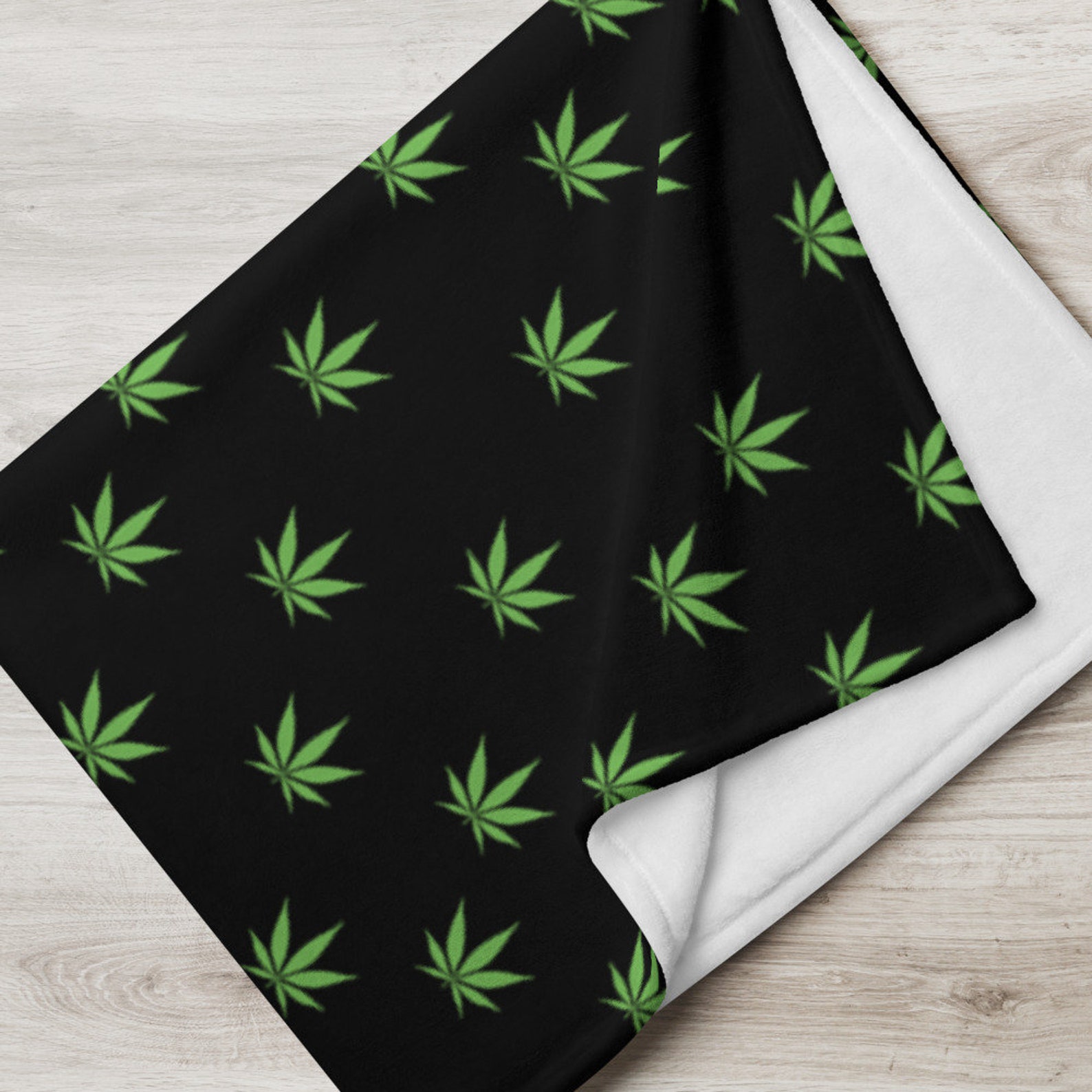 Pot Leaf Throw Blanket Weed Blanket Soft Blanket 420 Etsy