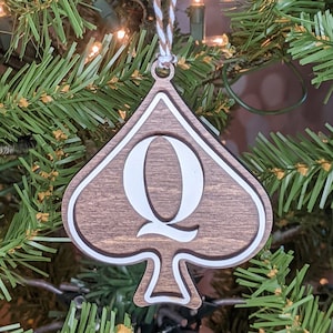 Queen of Spades Ornament, BBC, Hotwife, Queen Of Spade Decoration, Cuckold, BBC Christmas Ornament