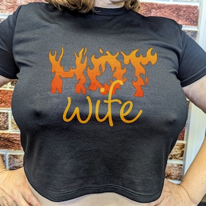 HotWife Women&#39;s Crop Shirt