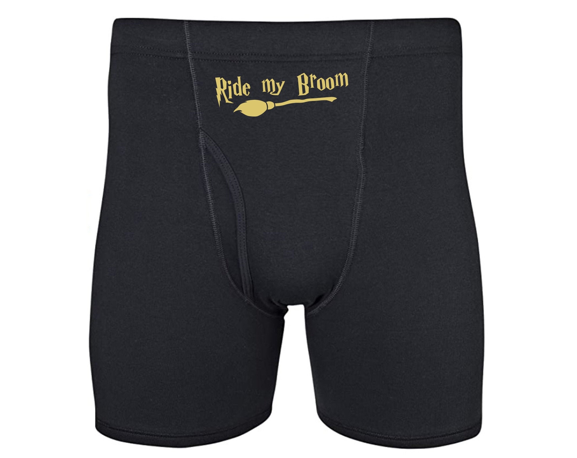 Ride My Broom Men's Boxer Briefs Harry Potter Inspired Underwear