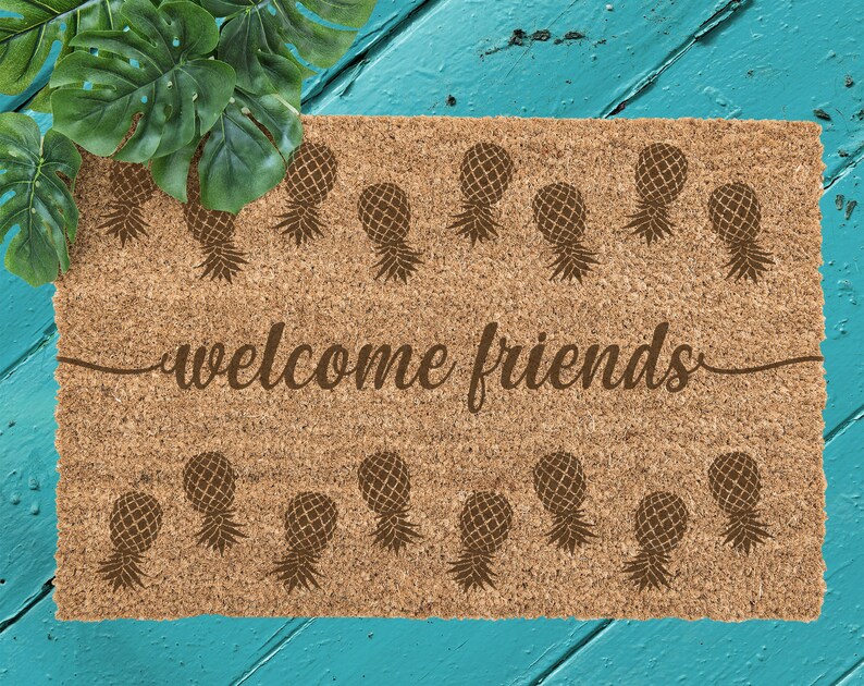 Upside Down Pineapple Doormat, Swinger Doormat, Swinger Decor, Swinging