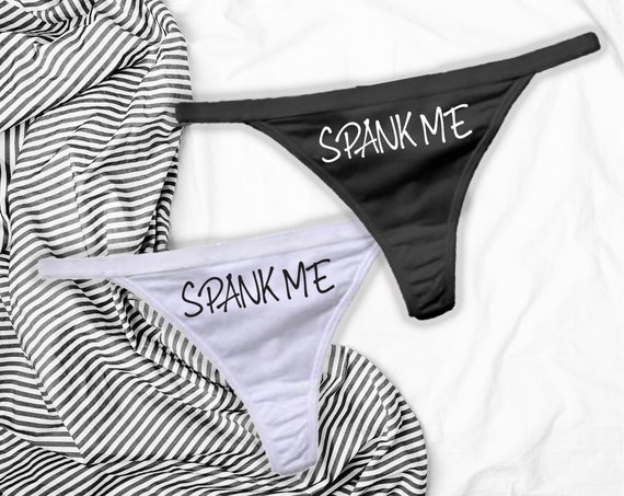 Spank Me Panties, Sexy Funny BDSM Submissive Slutty Booty Boy Short  Spanking Panty Bachelorette Party Gift Womens Underwear -  Canada