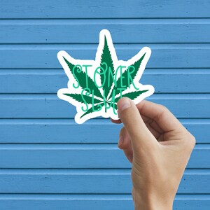 Stoner Slut Vinyl Sticker | Marihuana Aufkleber | 420 Etikett | Laptop Notebook Auto Aufkleber Sticker