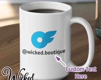 Personalized OnlyFans Ceramic Mug: Custom Username, 15 oz