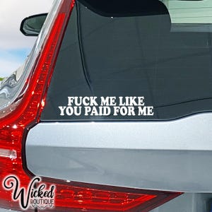 Vagitarian Decal, Vinyl Decal, Vinyl Sticker, Car Decal, Car Sticker