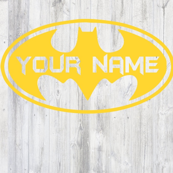 Superhero Wall Decal Etsy