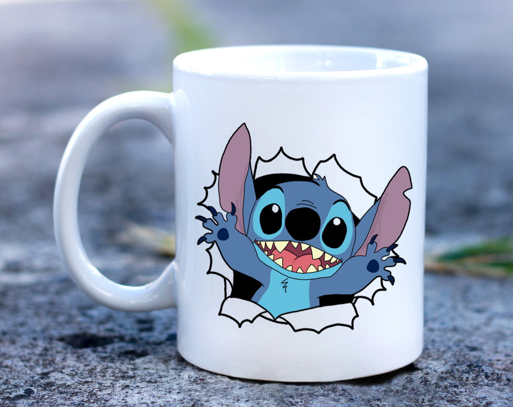 リロ スティッチ マグカップ 約350ml Stitch Coming To Disney Lilo And Stitch Friends