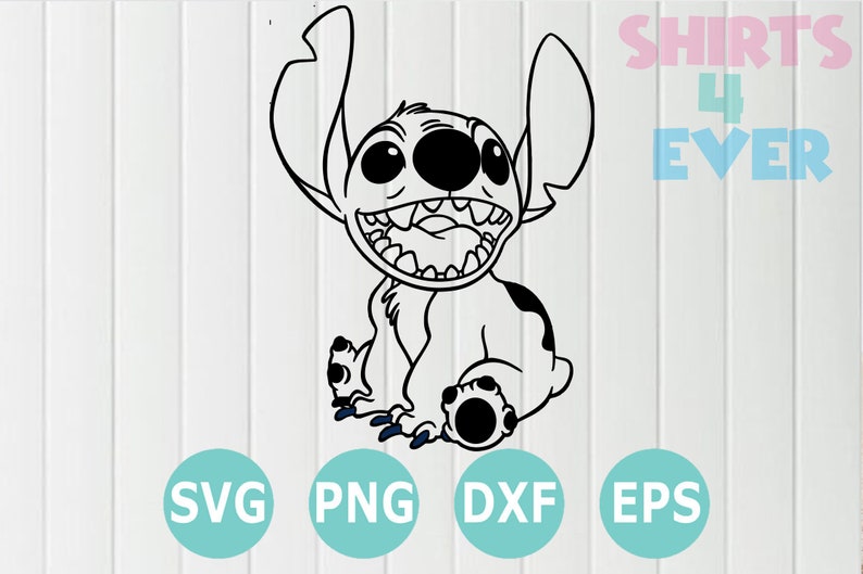 Free Free Outline Disney Stitch Svg SVG PNG EPS DXF File