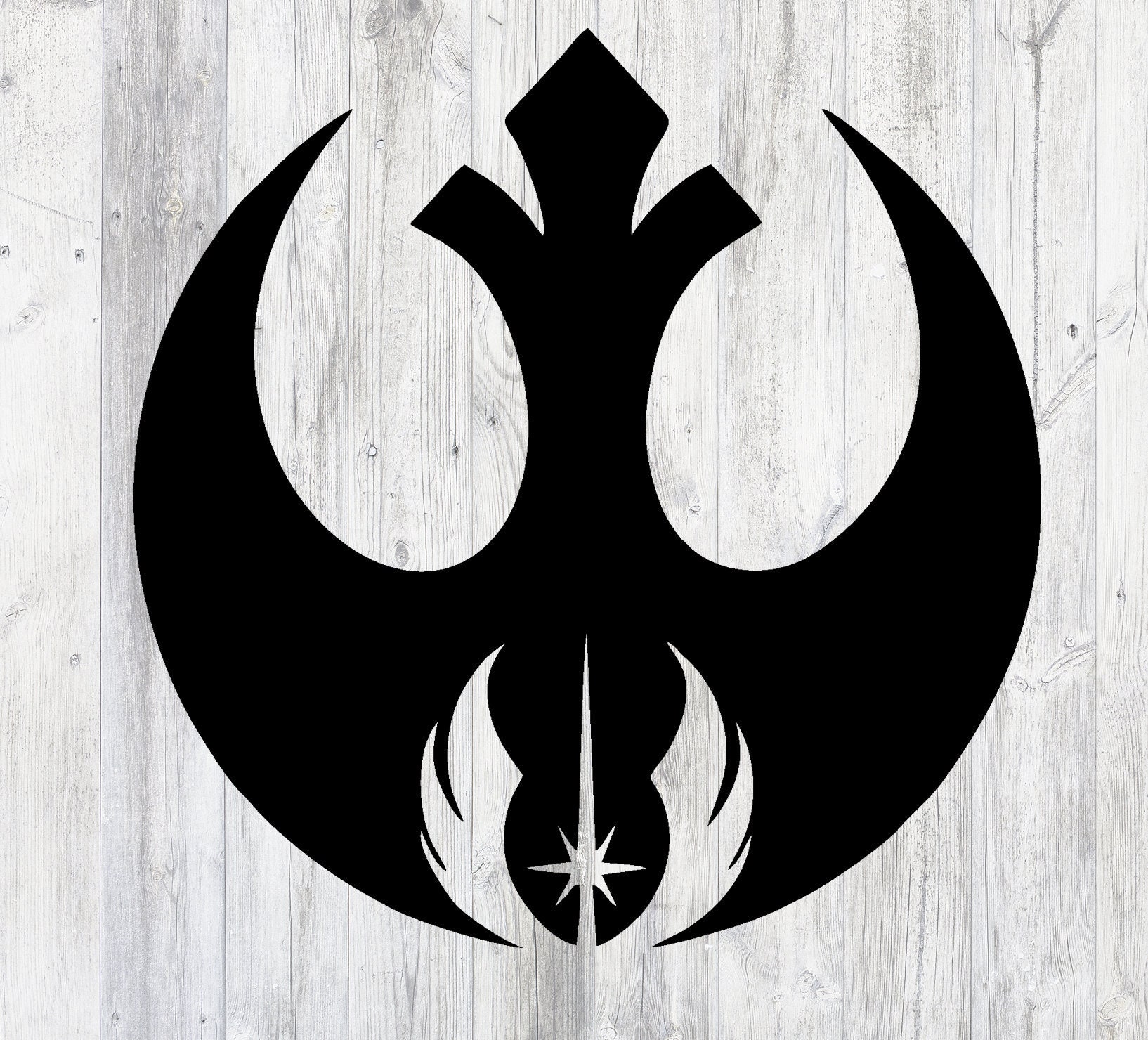 Star Wars Style Rebel Alliance Logo Wall Window Sticker Vinyl Decal 