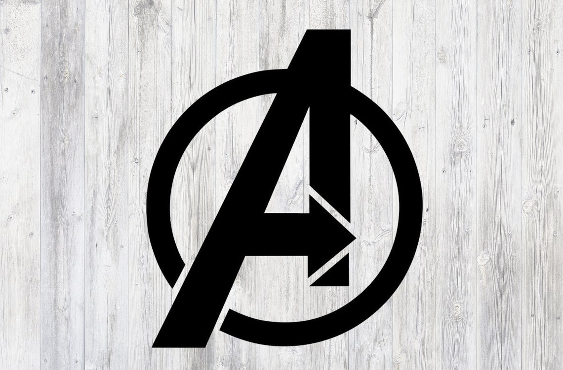 Avengers Logo Vinyl Avengers Decal Sticker Vinyl Decal Etsy