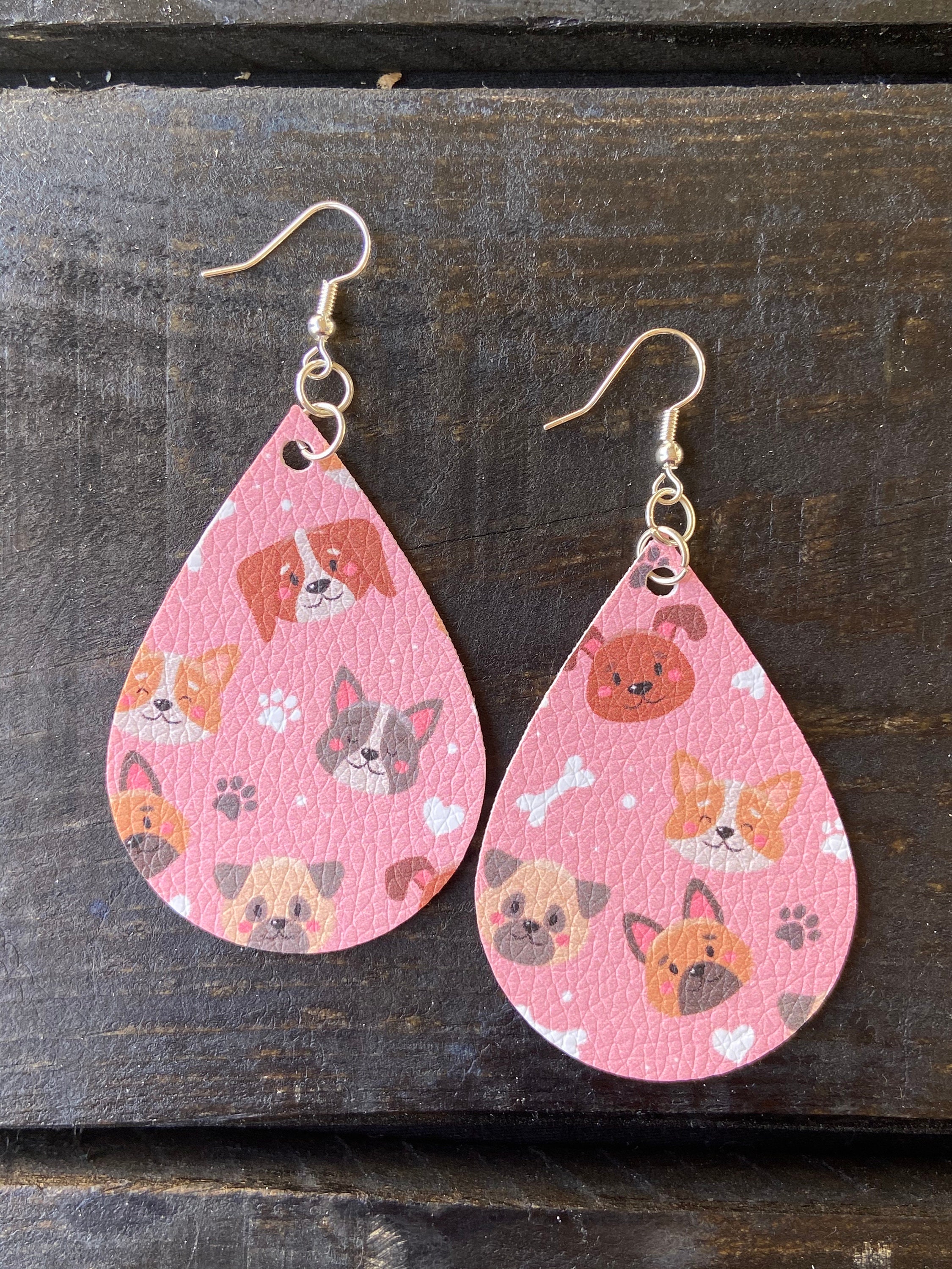 Puppy Earrings / Dog Earrings / Puppy Love / Fur Mama / Dog Etsy UK