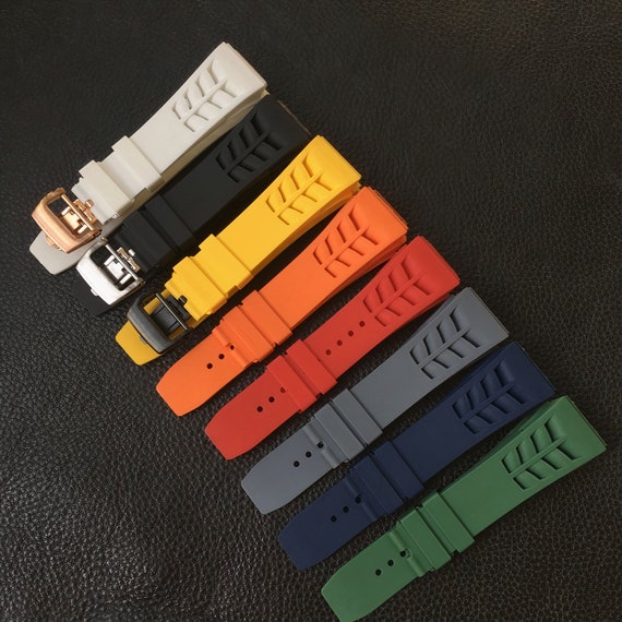 New 20mm Silicone Rubber Watchband for 
