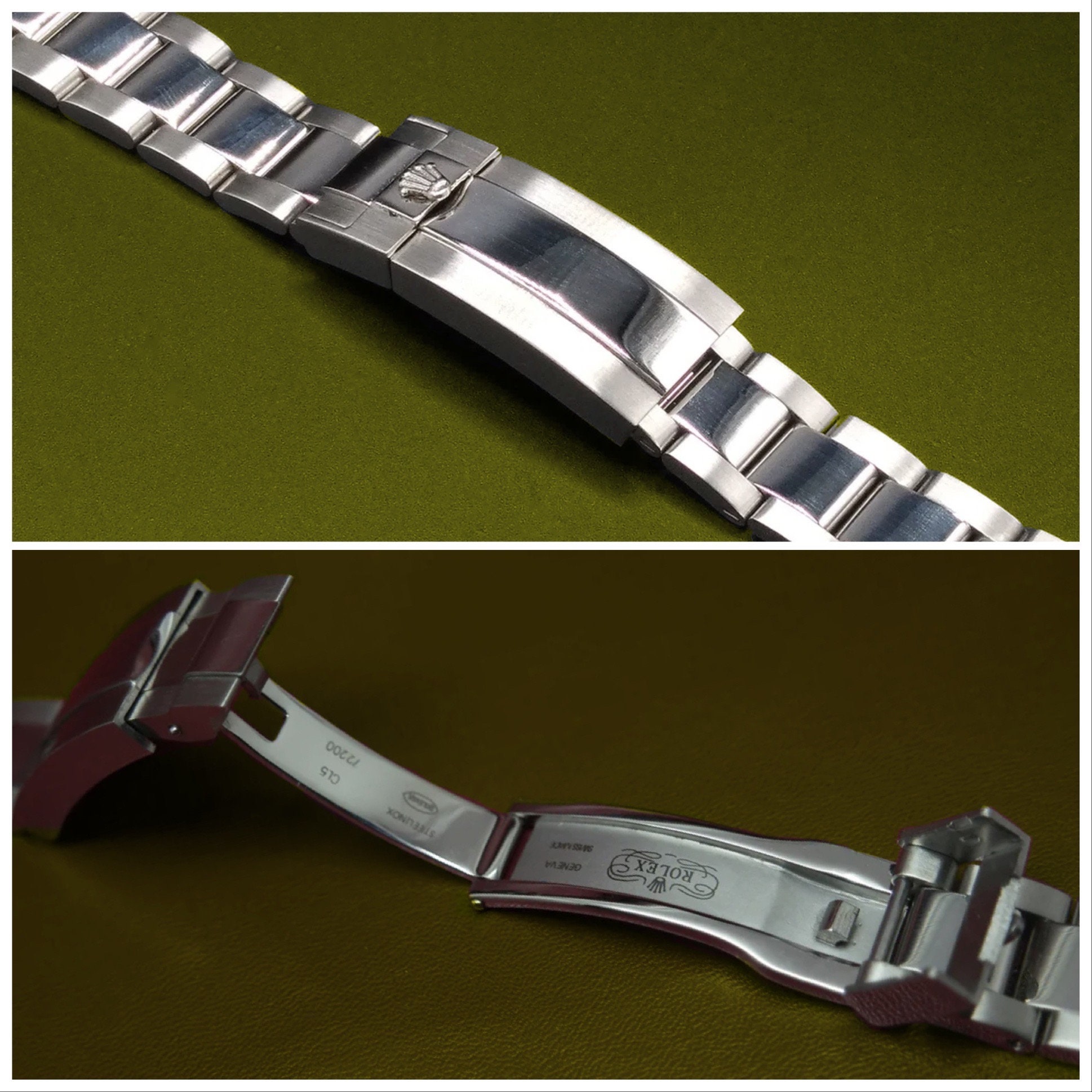 20mm Rolex Oyster Watch Band Bracelet 
