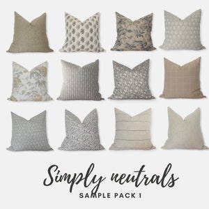 Fabric Sample Packs, Fabric Swatches, Throw Pillow Swatches, Pillow Covers Samples