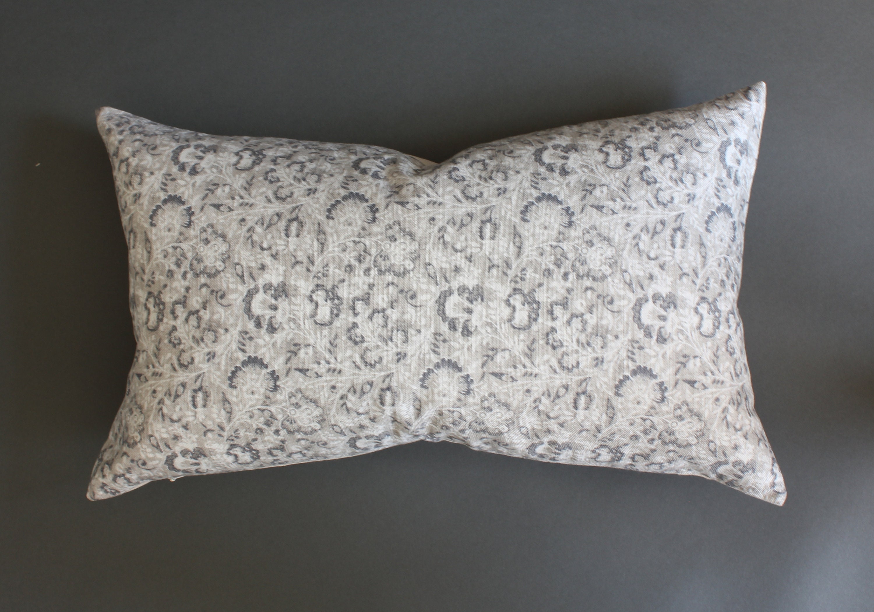 small gray decorative pillow