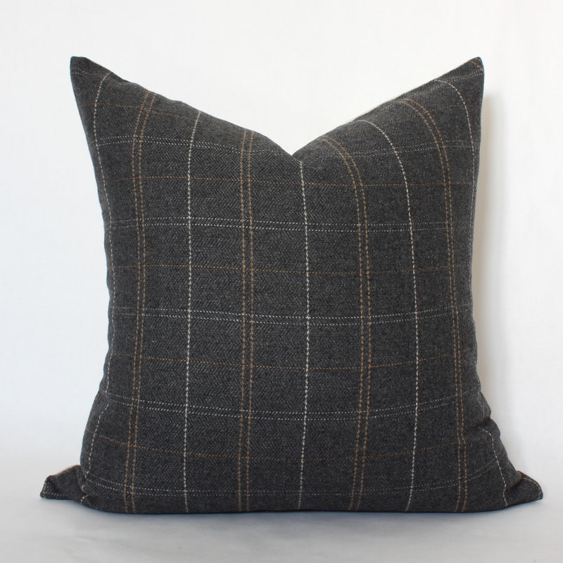 Plaid Throw Pillows - Etsy