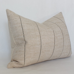 neutral lumbar throw pillow