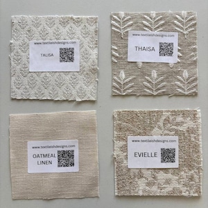 Fabric Samples, Fabric Swatches, Throw Pillow Swatches, Pillow Covers Samples image 3