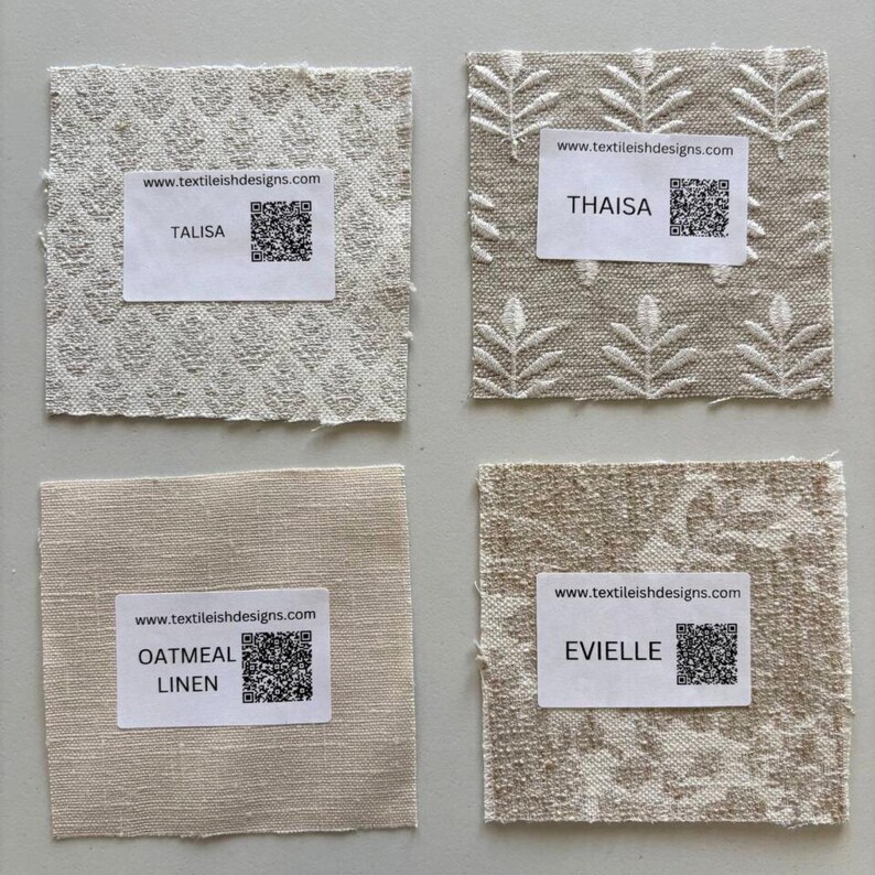 Fabric Samples, Fabric Swatches, Throw Pillow Swatches, Pillow Covers Samples image 3