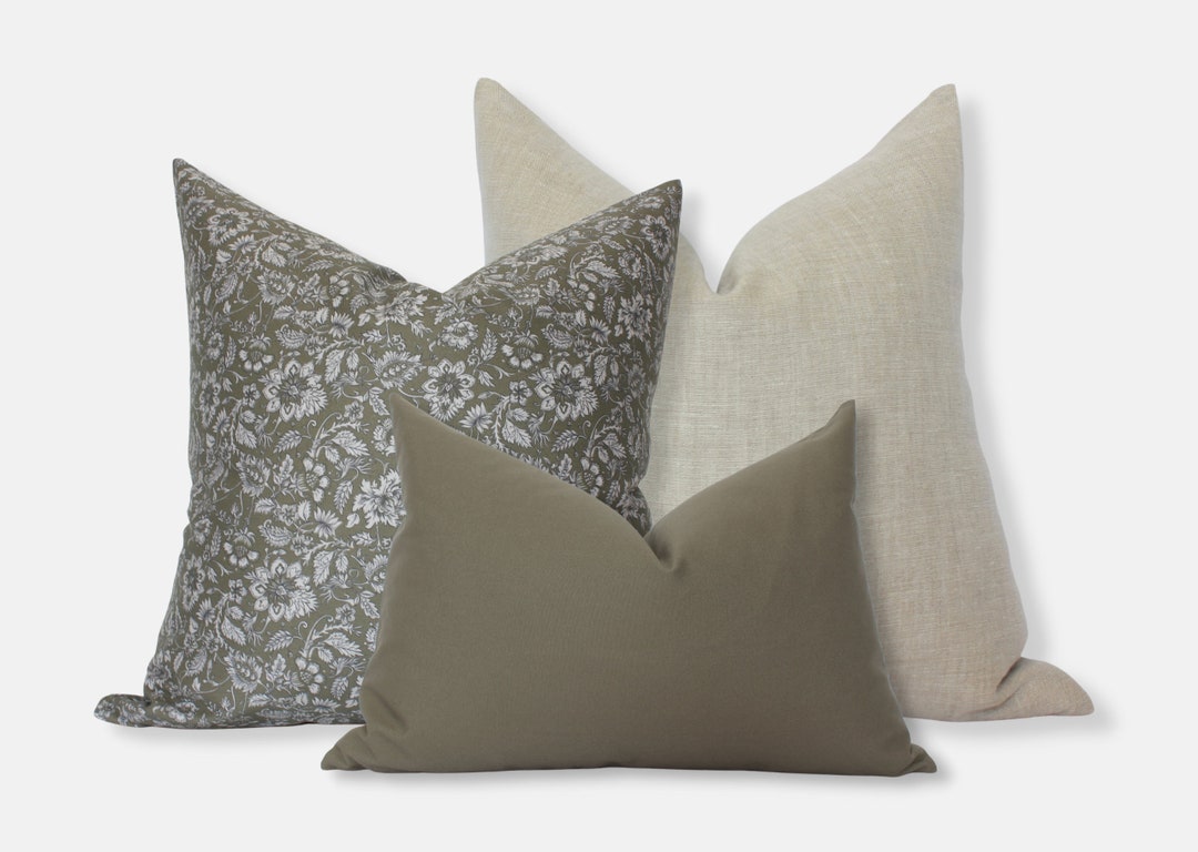 Neutral Sofa Pillow Set  Throw Pillows for Couch - Textileish