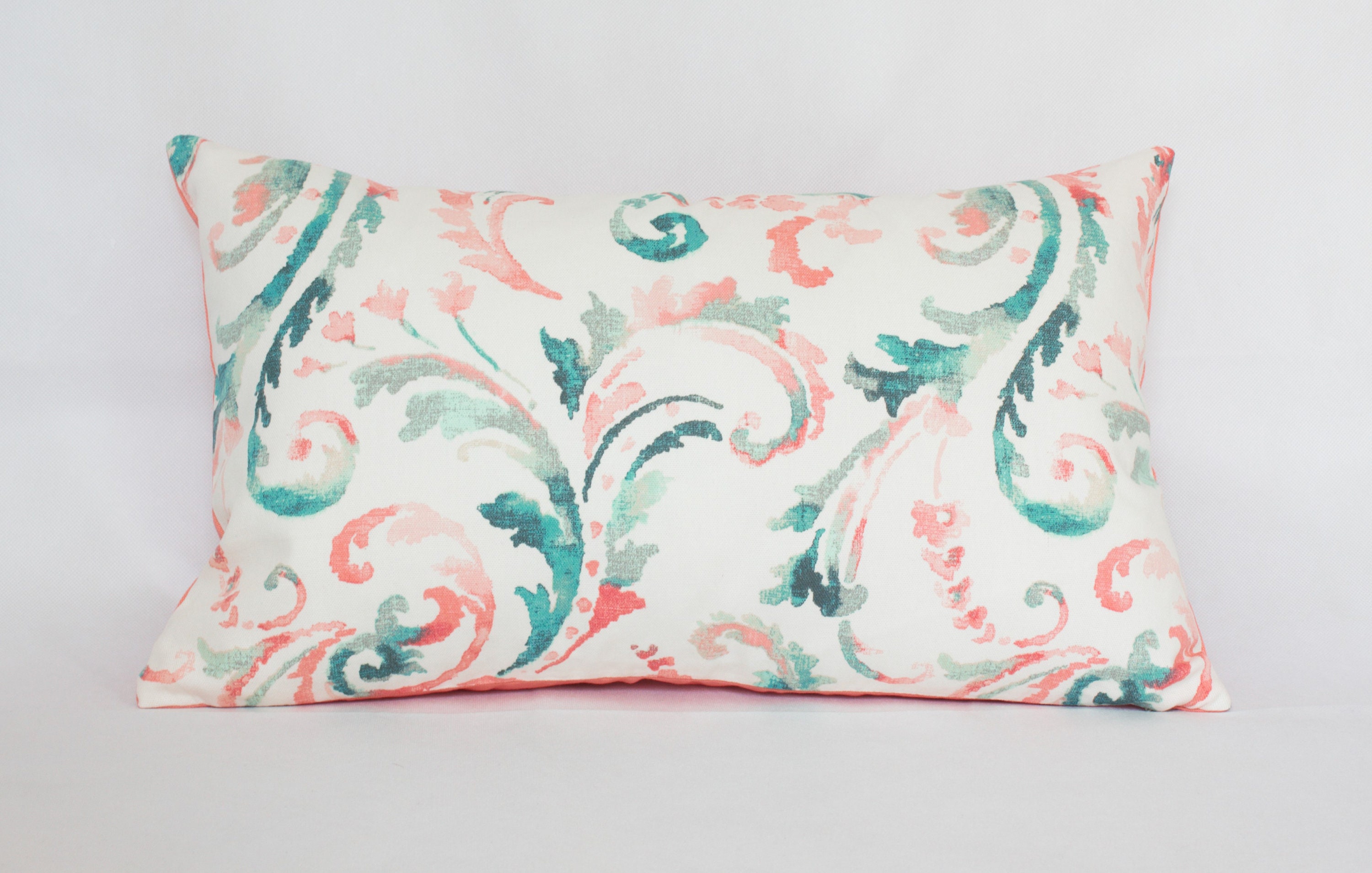 Coral Pillow Covers 18x18 Coral Cushion Cover 18x18 Coral Etsy