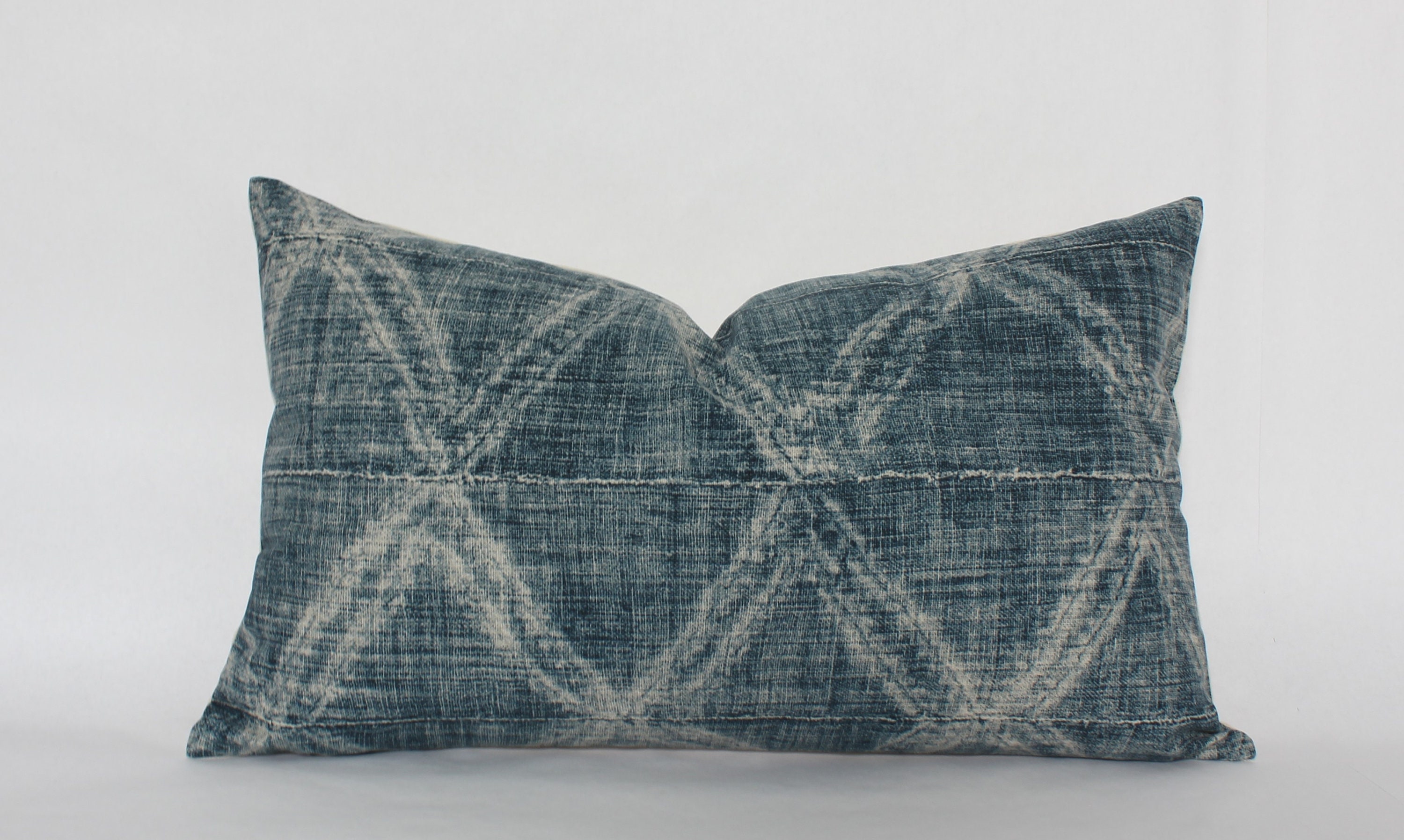 Denim Teal Throw Pillow Covers 20x20 Beige and Teal Pillow Etsy