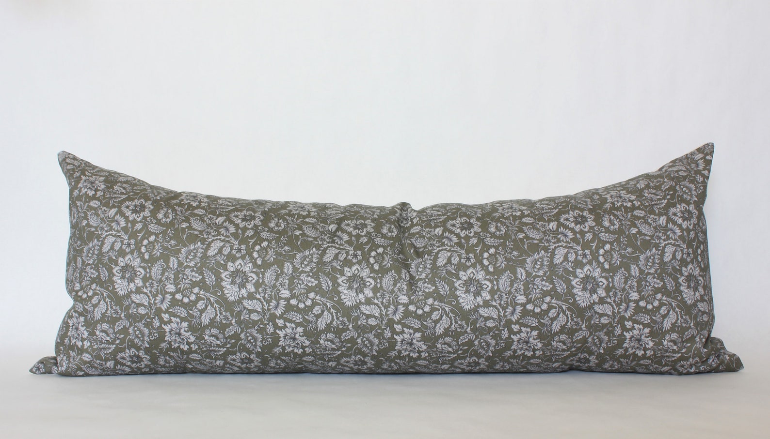 Olive Floral Pillow Dark Green Floral Pillow Cover 20x20 Etsy