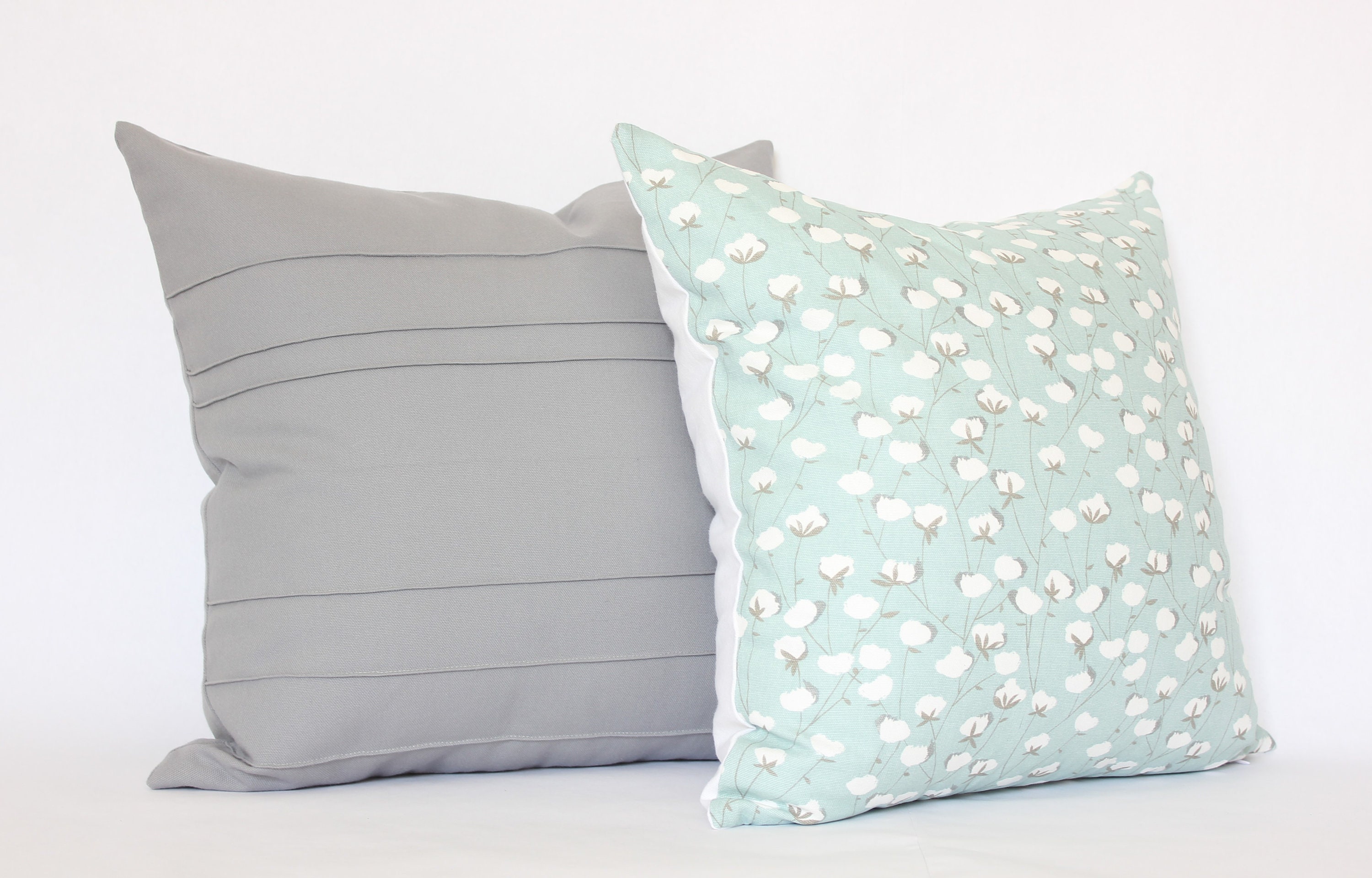 Light Blue Pillow Cover 20x20 Spa Blue Throw Pillow Covers Etsy