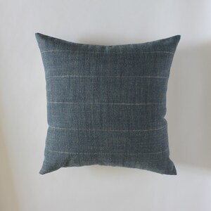 cyan blue pillow