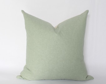 light green throw pillows