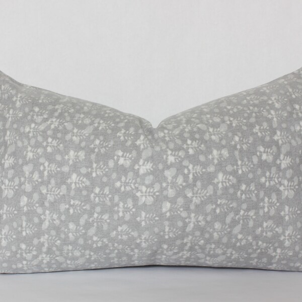 Grey Lumbar Pillow Etsy