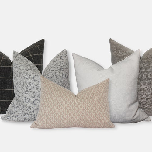 Sofa Pillow Set Throw Pillows for Couch Green Modern Pillow Etsy