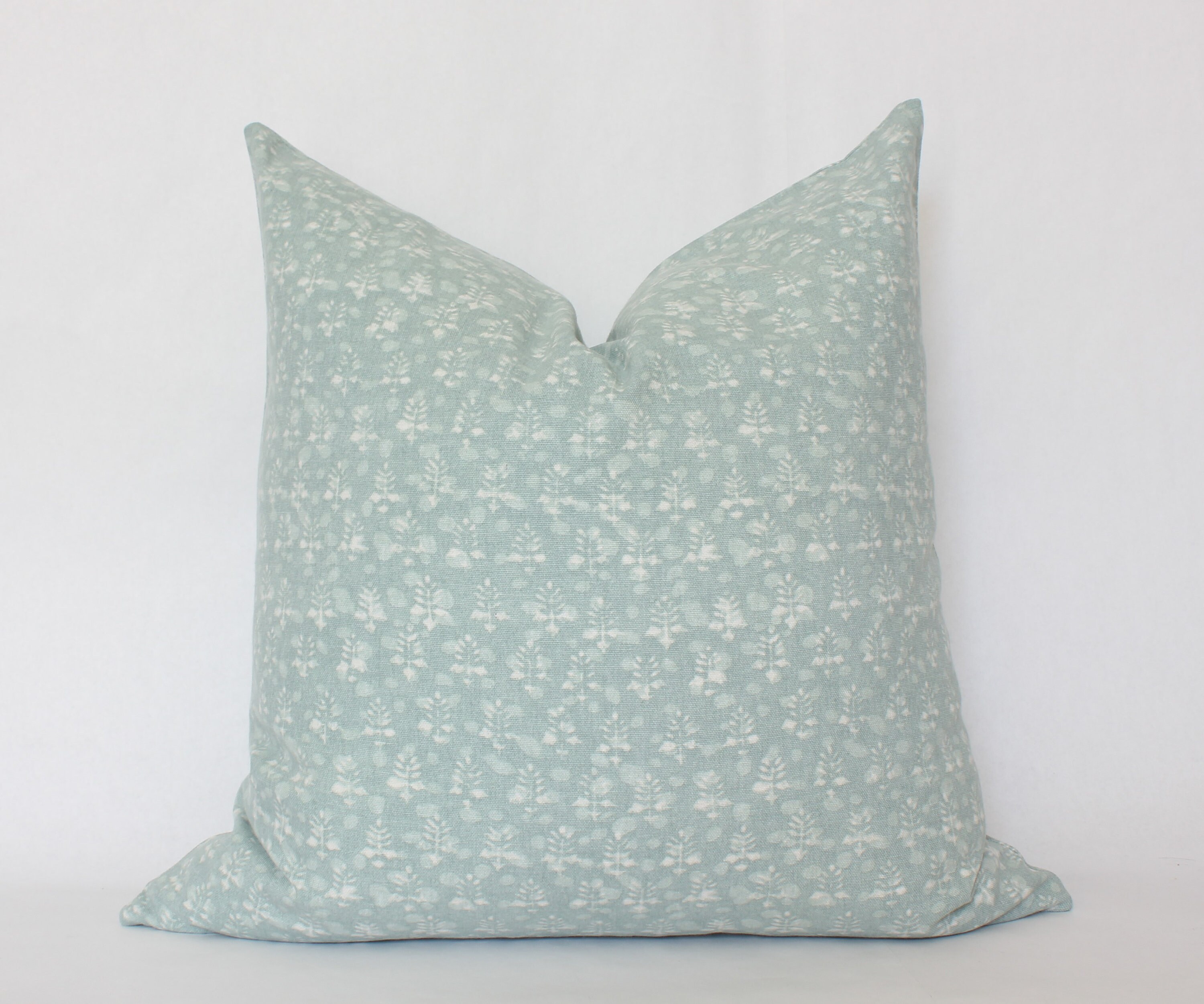 Blue and White Lumbar Pillow Cover 12x20 Floral Blue Pillows Etsy